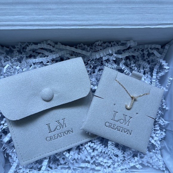 Lovi creation Accessories 4k Solid Gold Letter Necklace Poshmark